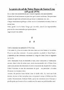 LE GRAIN DE SEL DE NOTRE DAME DE SANTA CRUZ PAR HENRI LAFITE
